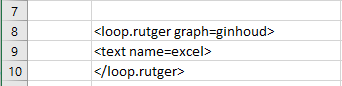 Example of a loop in an Excel document