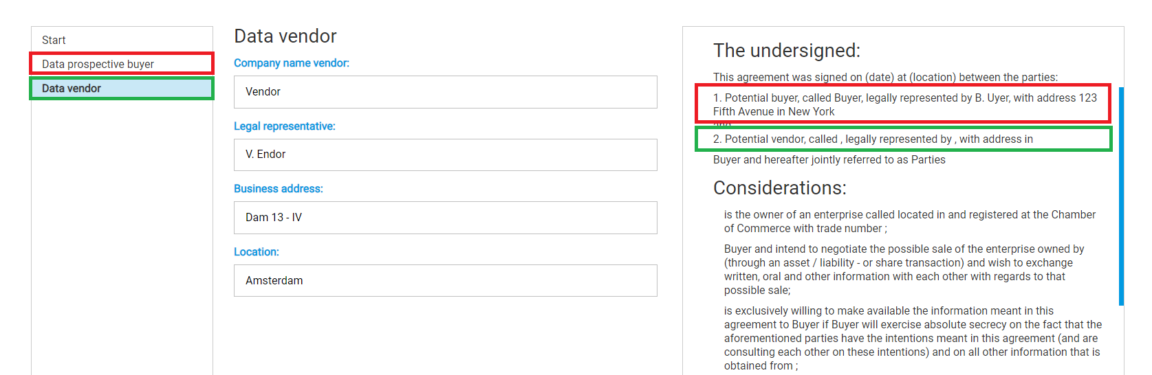 Document preview example