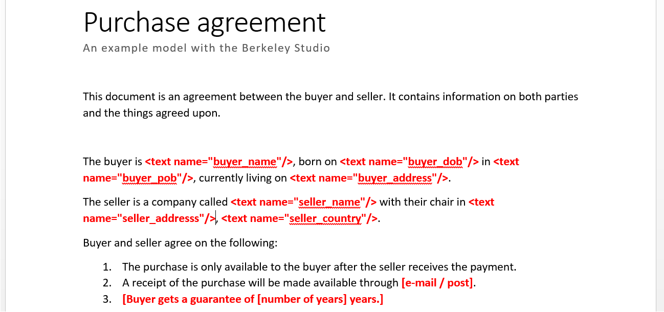 The buyer and seller finished