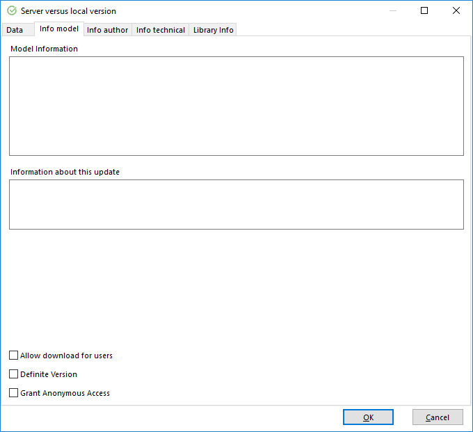 Adding info and basic rights management