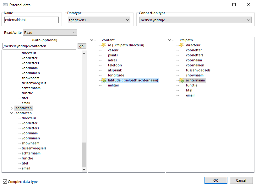 An XML connection is born