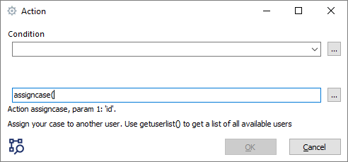 the assigncase() action