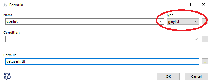 requesting the user list