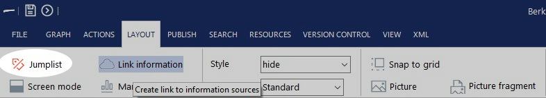 Disabled jumplist item