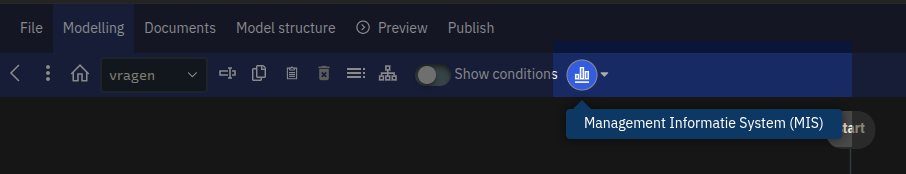 MIS menu button
