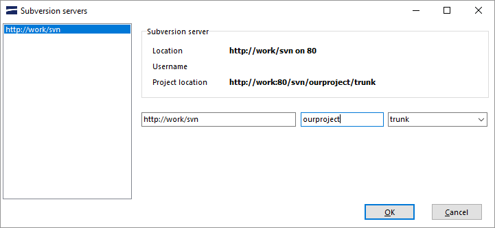 Connecting a project